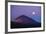 Full Moon over Teide Volcano at Sunrise, Teide Np, Tenerife, Canary Islands, Spain, December 2008-Relanzón-Framed Photographic Print