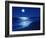 Full Moon Over the Sea-null-Framed Premium Photographic Print