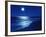 Full Moon Over the Sea-null-Framed Photographic Print