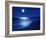 Full Moon Over the Sea-null-Framed Photographic Print