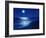 Full Moon Over the Sea-null-Framed Photographic Print