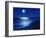 Full Moon Over the Sea-null-Framed Photographic Print