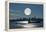 Full Moon Over Vancouver-David Nunuk-Framed Premier Image Canvas