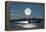 Full Moon Over Vancouver-David Nunuk-Framed Premier Image Canvas