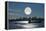 Full Moon Over Vancouver-David Nunuk-Framed Premier Image Canvas