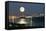 Full Moon Over Vancouver-David Nunuk-Framed Premier Image Canvas