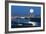 Full Moon Over Vancouver-David Nunuk-Framed Photographic Print