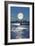 Full Moon Over Vancouver-David Nunuk-Framed Photographic Print