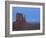 Full Moon Rising Behind Sandstone Bluffs, Arizona/Utah Border, Monument Valley Tribal Park, Navajo-Scott T. Smith-Framed Photographic Print