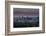 Full moon rising over Brisbane city, Queensland, Australia-Mark A Johnson-Framed Photographic Print