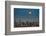 Full moon rising over Brisbane city, Queensland, Australia-Mark A Johnson-Framed Photographic Print