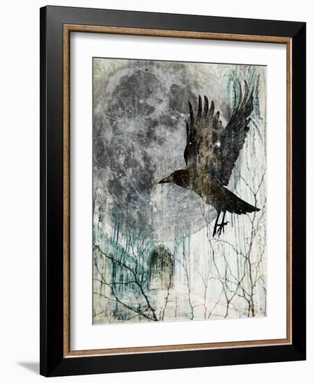 Full Moon Rising-GI ArtLab-Framed Giclee Print