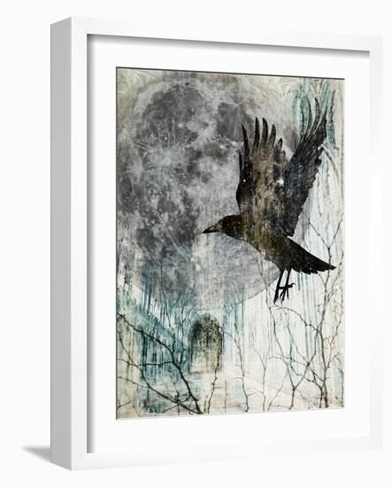 Full Moon Rising-GI ArtLab-Framed Giclee Print