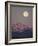 Full Moon Setting over Snow-Covered Magdelena Mountains at Socorro, New Mexico, USA-Larry Ditto-Framed Photographic Print
