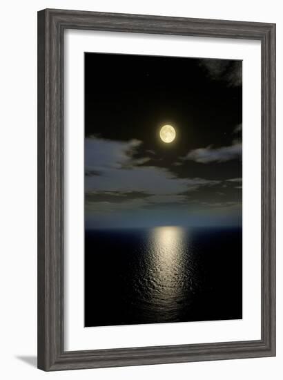 Full Moon Setting-Detlev Van Ravenswaay-Framed Photographic Print