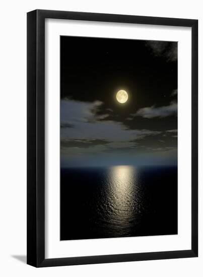 Full Moon Setting-Detlev Van Ravenswaay-Framed Photographic Print