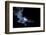 Full Moon Shining through Dramatic Clouds-logoboom-Framed Photographic Print