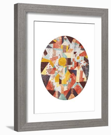 Full Moon Within Walls-Paul Klee-Framed Giclee Print