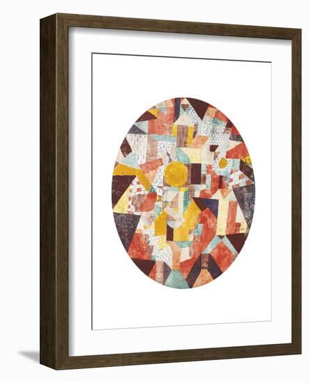 Full Moon Within Walls-Paul Klee-Framed Giclee Print