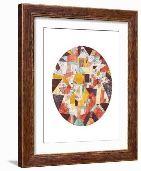 Full Moon Within Walls-Paul Klee-Framed Giclee Print