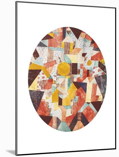 Full Moon Within Walls-Paul Klee-Mounted Giclee Print