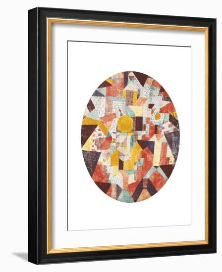 Full Moon Within Walls-Paul Klee-Framed Giclee Print