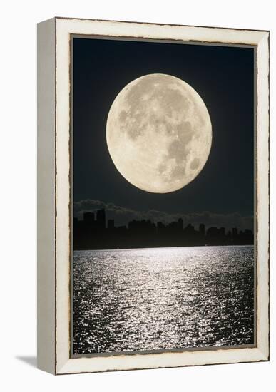 Full Moon-David Nunuk-Framed Premier Image Canvas