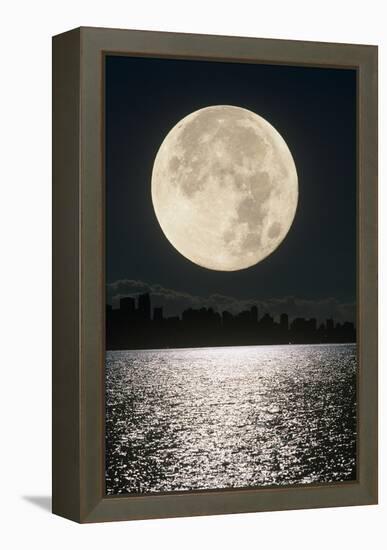 Full Moon-David Nunuk-Framed Premier Image Canvas