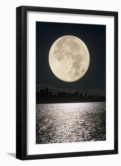 Full Moon-David Nunuk-Framed Photographic Print