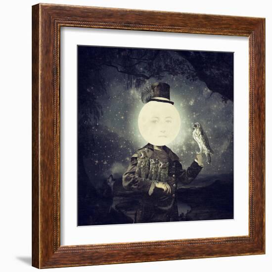 Full Moon-Paula Belle Flores-Framed Art Print