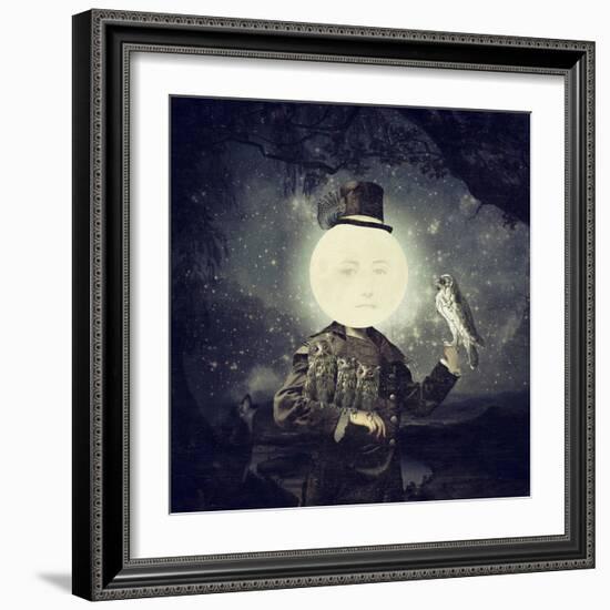 Full Moon-Paula Belle Flores-Framed Art Print