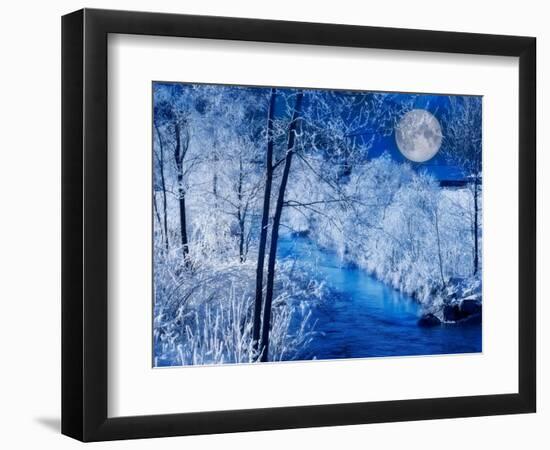 Full moon-Marco Carmassi-Framed Photographic Print