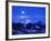 Full Moonrise over Cloudcroft Peaks, Glacier National Park, Montana, USA-Chuck Haney-Framed Photographic Print