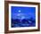 Full Moonrise over the Cloudcroft Peaks in Glacier National Park, Montana, USA-Chuck Haney-Framed Photographic Print