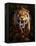 Full on View of a Saber-Toothed Tiger-null-Framed Stretched Canvas