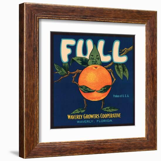 Full Oranges-null-Framed Art Print