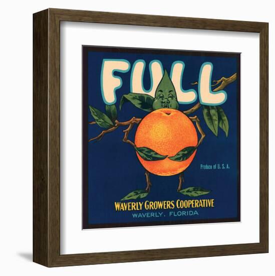 Full Oranges-null-Framed Art Print