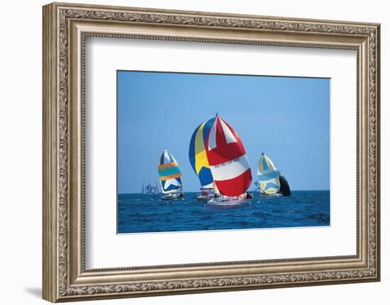 Full Sail Ahead-null-Framed Premium Giclee Print