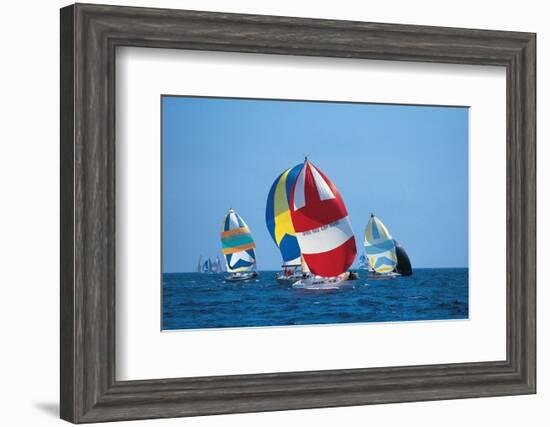 Full Sail Ahead-null-Framed Premium Giclee Print