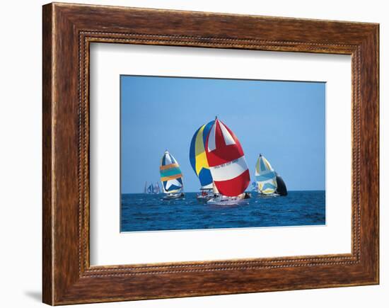 Full Sail Ahead-null-Framed Premium Giclee Print