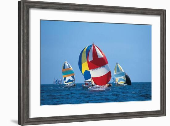 Full Sail Ahead-null-Framed Premium Giclee Print