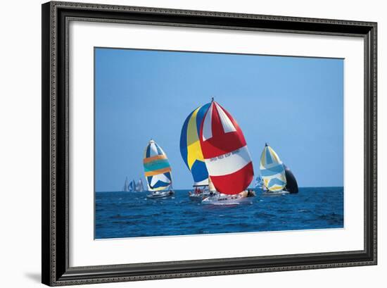 Full Sail Ahead-null-Framed Premium Giclee Print