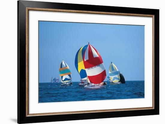 Full Sail Ahead-null-Framed Art Print