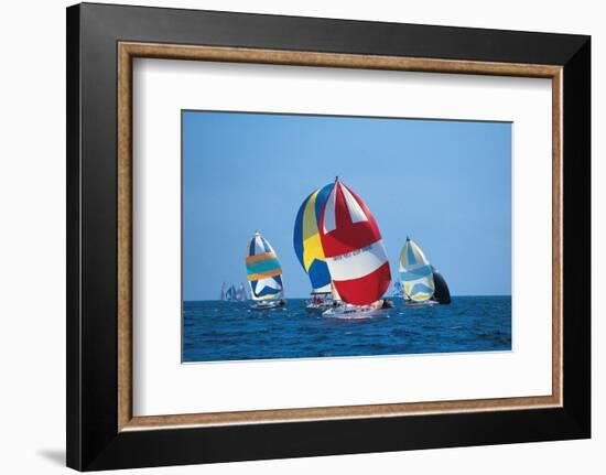 Full Sail Ahead-null-Framed Art Print