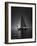 Full Sails During a Night Sailboat Race, with the Sun Peeking over the Horizon-Cornell Capa-Framed Photographic Print