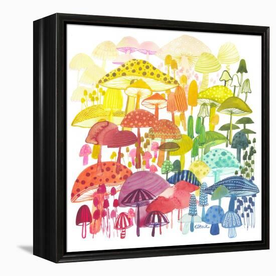 Full Spectrum Shrooms-Kerstin Stock-Framed Stretched Canvas