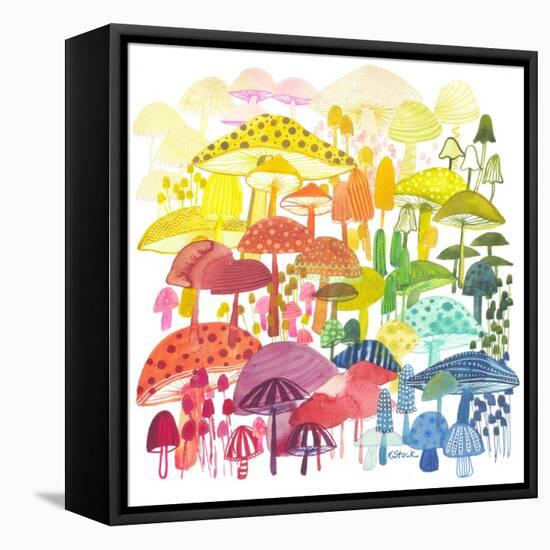 Full Spectrum Shrooms-Kerstin Stock-Framed Stretched Canvas