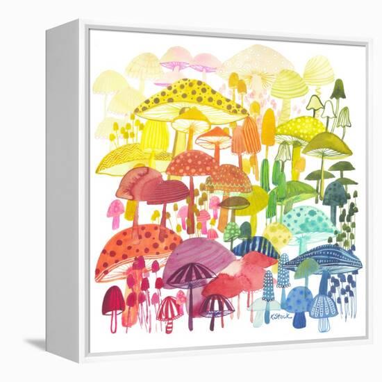 Full Spectrum Shrooms-Kerstin Stock-Framed Stretched Canvas