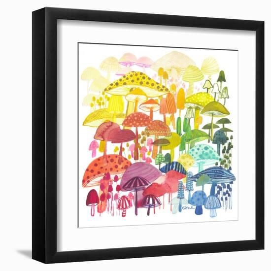 Full Spectrum Shrooms-Kerstin Stock-Framed Art Print