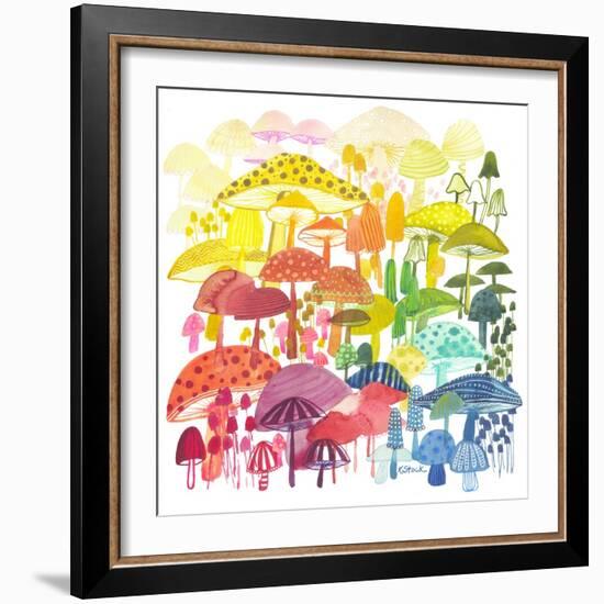 Full Spectrum Shrooms-Kerstin Stock-Framed Art Print